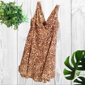 Sheri Martin New York animal print dress - Size 10